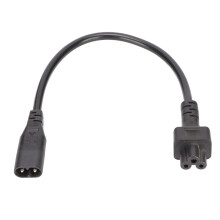 Cable de alimentación IEC320 C8 a IEC320 C5 1500W 0.3m 11.8in