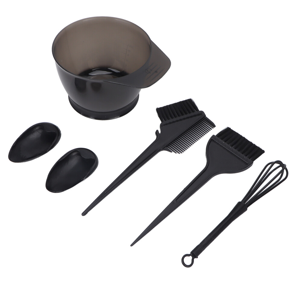 6pcs Hair Dye Coloring Kit Professional Home Salon Hair Tinting Bowl Dye Brush Ear Cover Mixing Tool