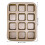 Molde mini para pan de 12 cavidades, dorado, 26,7 x 35,5 cm 5