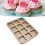 Molde mini para pan de 12 cavidades, dorado, 26,7 x 35,5 cm 1