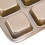 Molde mini para pan de 12 cavidades, dorado, 26,7 x 35,5 cm 3