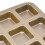Molde mini para pan de 12 cavidades, dorado, 26,7 x 35,5 cm 10