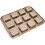 Molde mini para pan de 12 cavidades, dorado, 26,7 x 35,5 cm 15