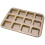 Molde mini para pan de 12 cavidades, dorado, 26,7 x 35,5 cm 13