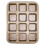 Molde mini para pan de 12 cavidades, dorado, 26,7 x 35,5 cm 2