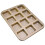 Molde mini para pan de 12 cavidades, dorado, 26,7 x 35,5 cm 14