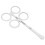 Flipper óptico ajustable 2010 cm blanco 0,5 D 13