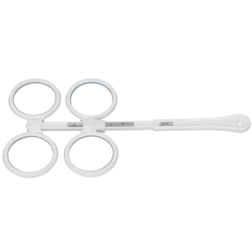 Flipper óptico ajustable 2010 cm blanco 0,5 D
