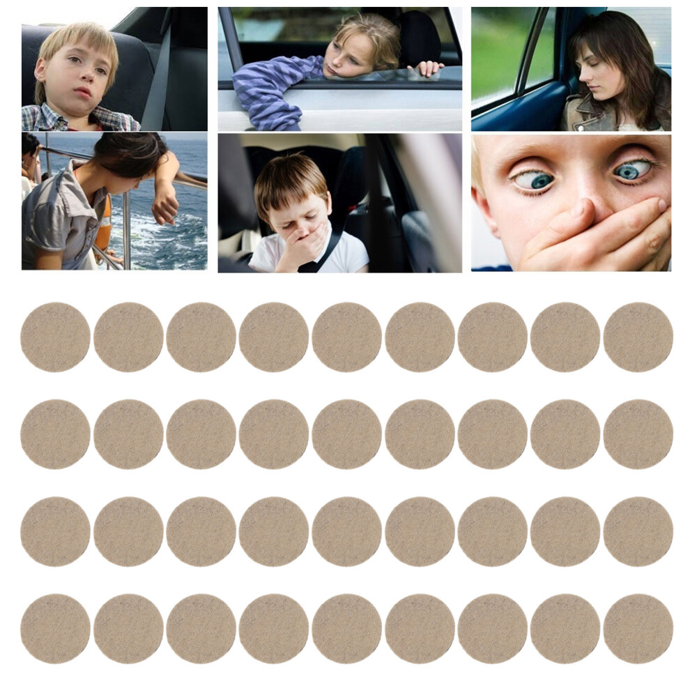 36pcs Motion Sickness Patch Fast Acting Vomiting Nausea Dizzines Relief Patch for Car Ship Airplane Trip