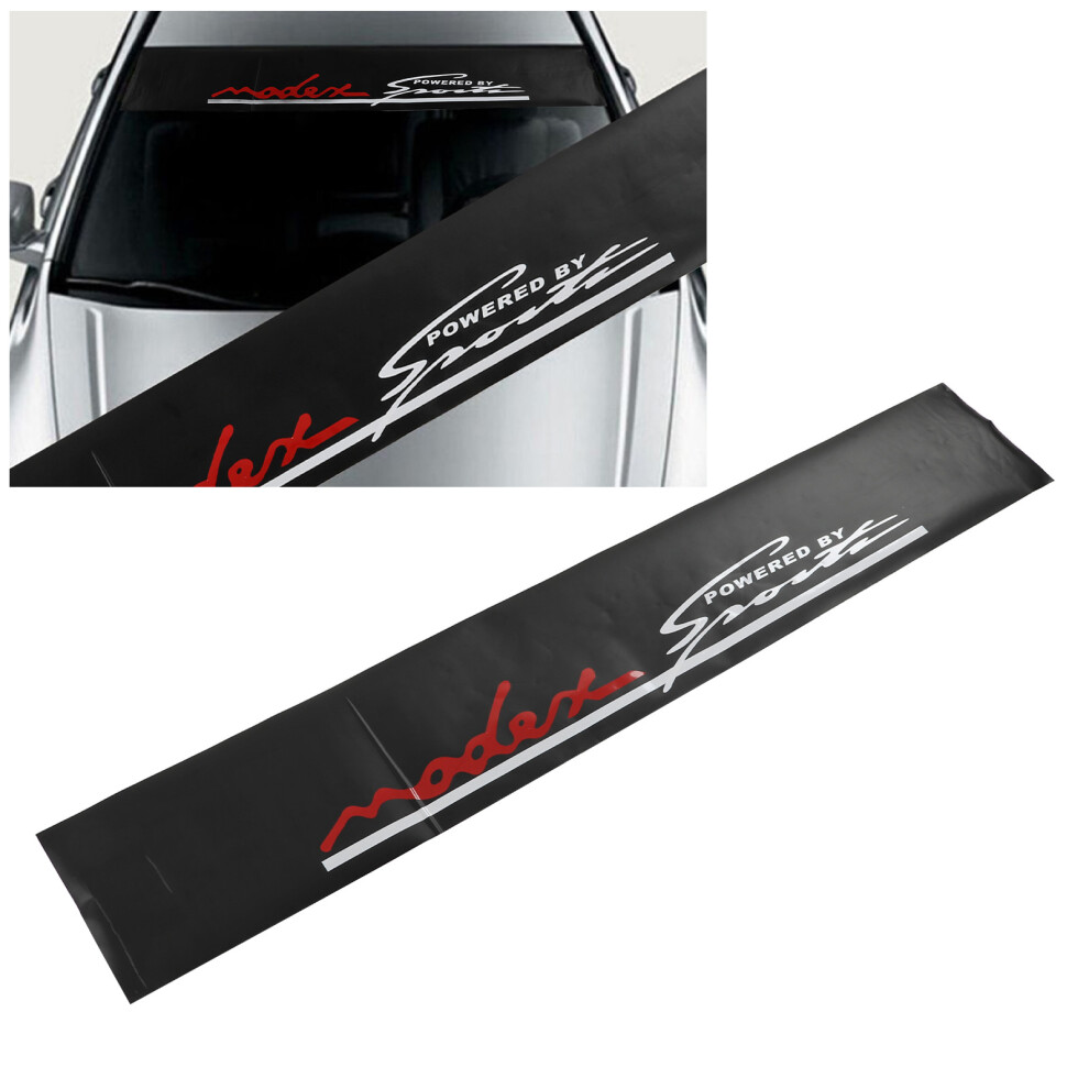 130X21cm Universal Pvc Car Reflective Sticker Front Windshield Decorative Decals With Scraper For Automobile Powered By 8091321521345
