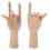 Modelo de mano de madera Schima superba, 30.0 cm, natural 3