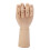Modelo de mano de madera Schima superba, 30.0 cm, natural 10