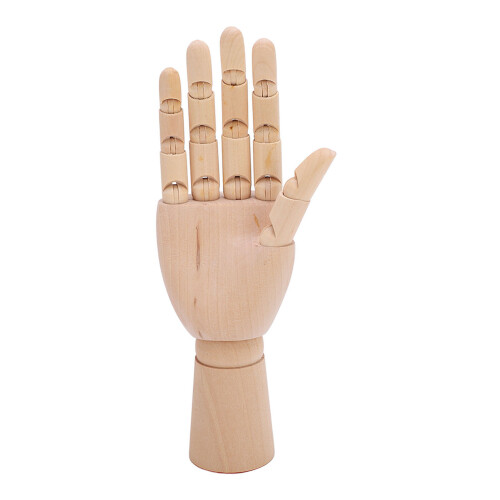 Holz-Mannequin-Hand Gugertree, 18 cm, rechte Hand 1
