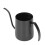 Tetera de cuello de ganso de 350 ml acero inoxidable negro 14