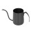 Tetera de cuello de ganso de 350 ml acero inoxidable negro 15
