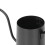 Tetera de cuello de ganso de 350 ml acero inoxidable negro 10