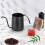 Tetera de cuello de ganso de 350 ml acero inoxidable negro 7