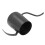 Tetera de cuello de ganso de 350 ml acero inoxidable negro 6