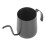 Tetera de cuello de ganso de 350 ml acero inoxidable negro 13