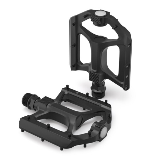 Nero 130*105*16mm Pedali MTB con cuscinetto DU, 371g 2
