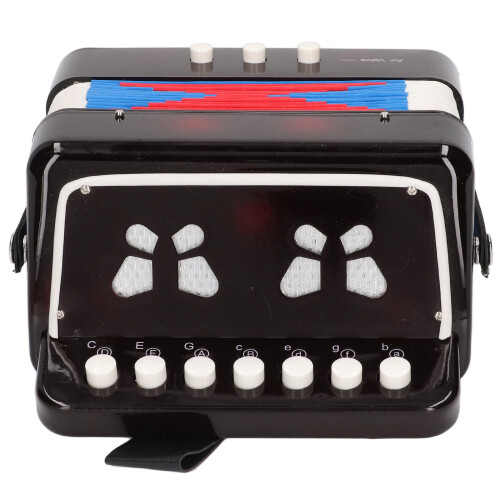 Fisarmonica per bambini a 10 tasti, strumento musicale educativo, nero 2