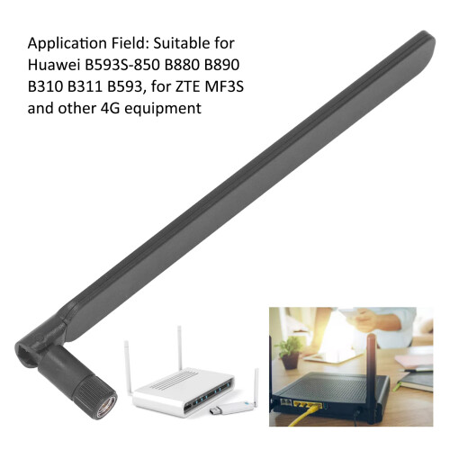 2 piezas de antena plegable 4G LTE JB-4G-005 negra 2