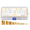 102 insertos roscados autoperforantes M2-M14 HCS plateado 10