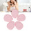 5 Stück Mini-Finger-Puff, hydrophiles PU, pink 15