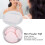 5 Stück Mini-Finger-Puff, hydrophiles PU, pink 6