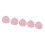 5 Stück Mini-Finger-Puff, hydrophiles PU, pink 14
