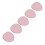5 Stück Mini-Finger-Puff, hydrophiles PU, pink 5