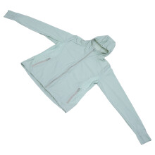 Damen UV-beständiger Sonnen-Schutzhoodie mit langen Ärmeln, grün, Größe L