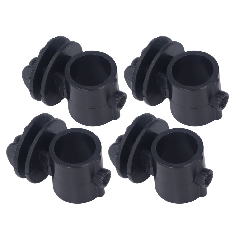 50 Pcs/Set 2.1Cm Insulator Screws Pulse Grid System Accessories For Electronic Fence Bearing Rod Black 7891321524305