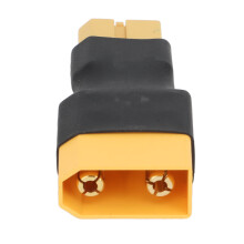 Adaptador RC de XT90 a XT60 48x22x10mm Caucho Cobre
