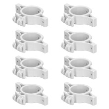 Pulse 50 piezas de aisladores para vallado 8x6x1.8cm gris 3.2cm