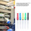 J.30009 0.7mm 5 pezzi di sonde con guaina in PVC 5