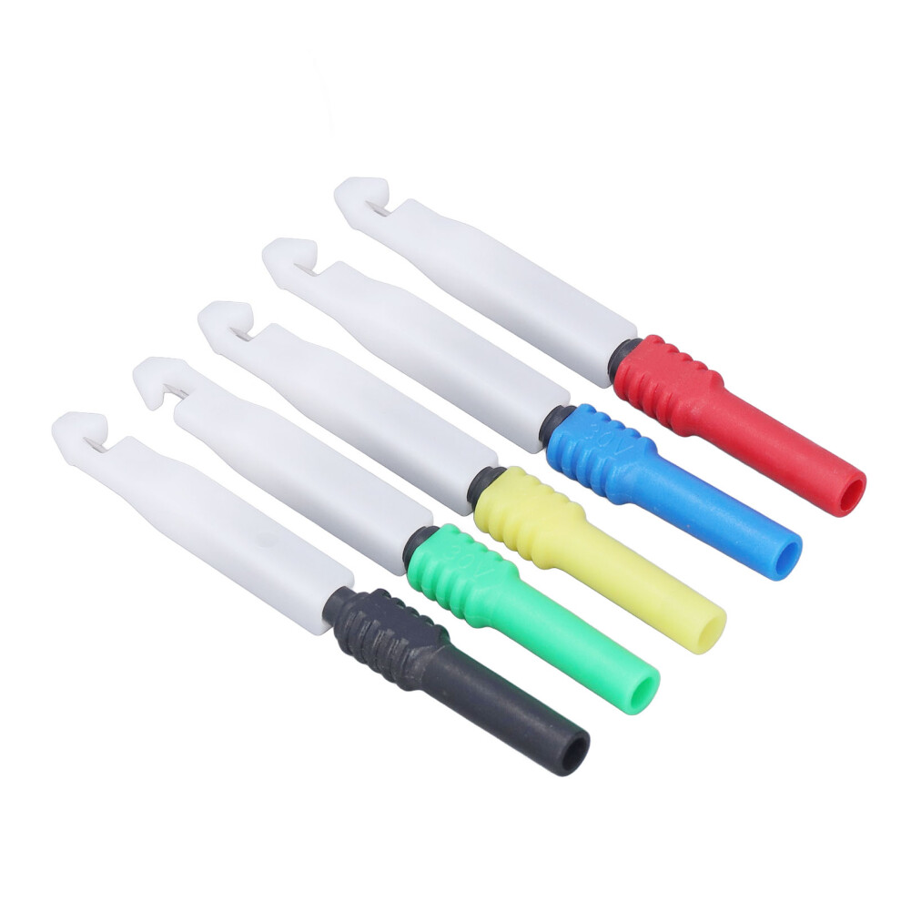 5Pcs/Set 0.7Mm Mini Test Pins Multimeter Probes Wire Piercing Needles With Sheath J.30009 8411321527305