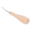 Gebogene Stichahle, Buche-Griff, Stahl, Leder 14