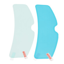 Casco Set di pellicole antifog impermeabili alla pioggia da 24,5 cm trasparenti