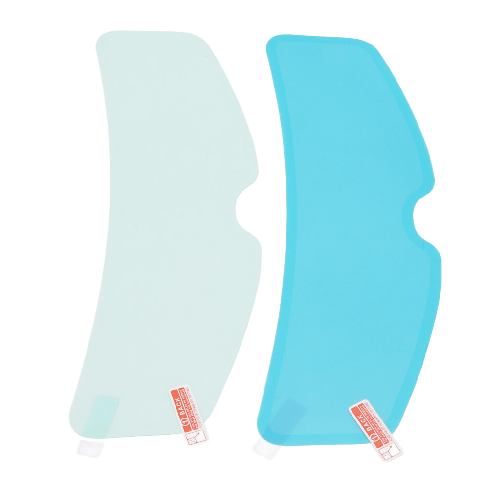 24.5Cm/9.6In Motorcycle Helmet Rainproof Anti Fog Visor Film Set Interior Exterior High Transparency Universal 4601321527564