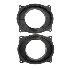 2 piezas 6,5 pulgadas negro adaptadores de altavoz para puerta Levin 8X10