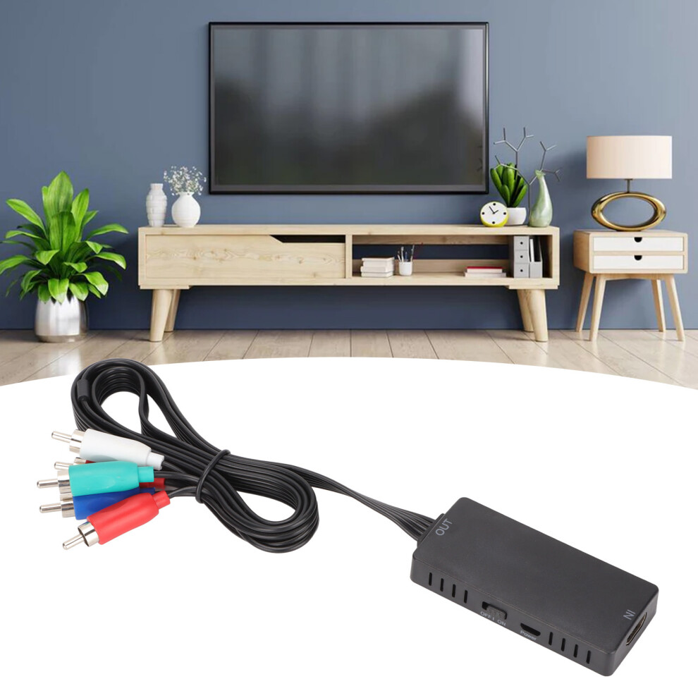 Hd Multimedia Interface To Component Converter 1080P High Accuracy Plug And Play Converter For Dvd And Pc 9461321525411