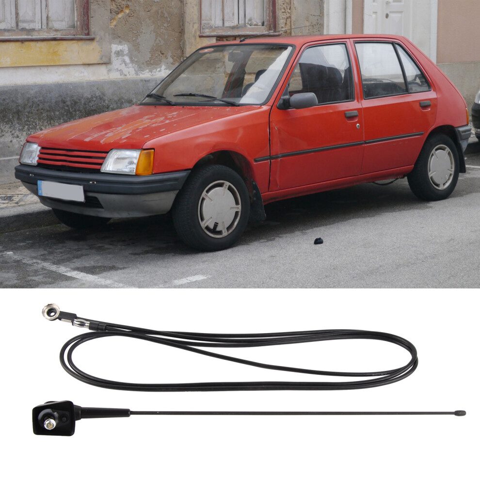 Car Radio Antenna Rubber Fm Am Mast Aerial Replacement For Peugeot 205 206 306 307 309 406 806 6931321529632