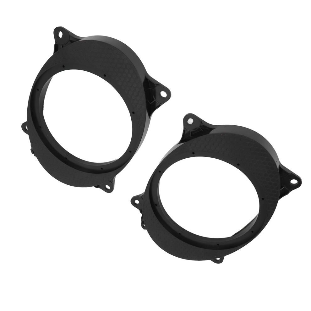 2X 6.5" Door Speaker Spacers For Corolla Black 7293282834842