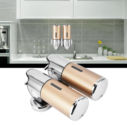 Dispensador dorado de 2 compartimentos 1000 ml
