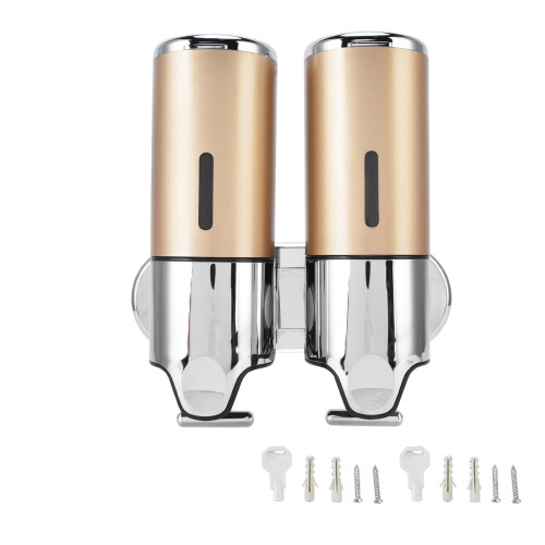 Dispensador dorado de 2 compartimentos 1000 ml 1