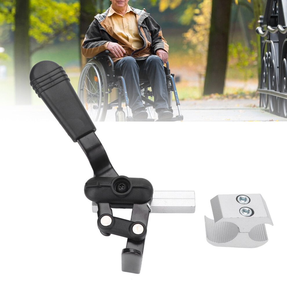 Wheelchair Brake 25mm / 1in Heavy Duty Aluminium Alloy Wheelchair Hand Brake for Elderly Right