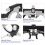 Alloy Optometry Frame Adjustable PD Lightweight Optical Trial Frame for Ophthalmology School 8