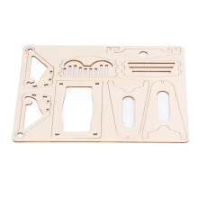 Giocattolo dondolante a puzzle in legno per bambini e adulti - Kit educativo fai-da-te di artigianato in legno 3D