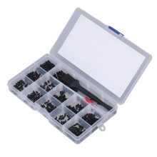 600Pcs Computer Screw Flat Head Carbon Steel M2 M2.5 M3 with Brush Screwdriver Tool Set Kit
